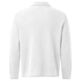 thumbnail image 5 of Breeze Polo Shirts for Men Long Sleeve Belly Collared Textured Shirt | Stretchy quick dry golf casual cool tops, button down wearbreeze mens polo White 5XL, 5 of 6