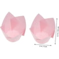 thumbnail image 4 of 100 Pcs Cupcake Mini Muffins Mini Cups Baking Sheet Liner Cupcake Wrapper Baking Supplies Cupcake Baking Cups Lining Wrapping Goblet of Wedding Parchment Pink, 4 of 5