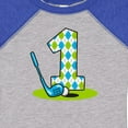 thumbnail image 4 of Inktastic Argyle Golf 1st Birthday Boys Baby Bodysuit, 4 of 5