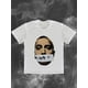 thumbnail image 1 of Y2K Punk Graphic Portrait Print Women's T-Shirt - Edgy Streetwear Tee with Stylized Smoke Effect, Semi-Sheer Round Neck Short Sleeve Top for Casual Outfits & Layered Looks, Casual Sporty Tee, 1 of 6