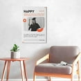 thumbnail image 6 of Custom Canvas Prints White Orange Simple Happy Graduation Personalized Photo Image Collage DIY Framed Kit Wall Art Picture Room Decor 16x20 inch, 6 of 7