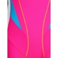thumbnail image 6 of Sholeno Unisex Kids One Piece Athletic Swimwear UPF 50+ Long Sleeve Swimsuit Beachwear Shorty Wetsuit Pink 9-10, 6 of 7