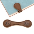 thumbnail image 1 of Marcador de cuero magnético personalizado Uxcell, marcador de 26 letras, (Marrón oscuro/G), 1 of 6