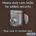 thumbnail image 4 of Salsbury Industries 4C Horizontal Mailbox 15-Door High Unit (55"), Double Column, 28 MB1 Doors, Aluminum, Front Load, Private Access, 4 of 5