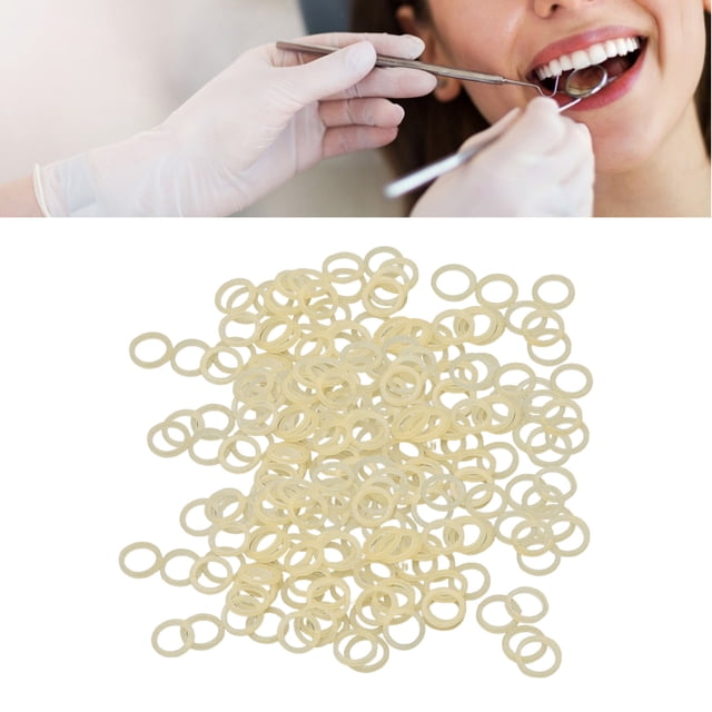 Bandas De Goma Dentales, Bandas De Goma Elásticas De Ortodoncia De 1/4 De Pulgada Elásticas Pequeñas Convenientes Para Aparatos Ortodóncicos Para El Cuidado De Mascotas