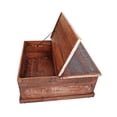 thumbnail image 3 of Coffee Trunk Table 5 Drawer Antique Wood Storage Chest Table, 3 of 4