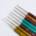 thumbnail image 6 of YIEMEEN 8/10 Pieces Ergonomic Crochet Hooks Set Knitting Needle with Ergonomic Soft Grip, 6 of 20