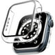 thumbnail image 1 of TAURI Paquete de 2 Estuches Rígidos Compatibles con Apple Watch Series 3/2/1 42mm Protector de Pantalla de Vidrio Templado 9H Incorporado Parachoques Delgado Cubierta Protectora Completa Sensible al T, 1 of 4