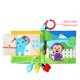 thumbnail image 4 of Libro de tela interactivo para bebé, juguetes no tóxicos, libro arrugado de actividades, libro suave educativo infantil, 4 of 9