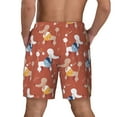 thumbnail image 4 of Uemuo Cute Poodle Dog Pattern Mens Swim Trunks Quick Dry Board Shorts with Mesh Lining, Stretch Beach Shorts Quick Dry No-Chafing Board Shorts-XX-Large, 4 of 9