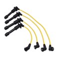 thumbnail image 2 of Cables de alta tensión de silicona doble,Cables de encendido de silicona doble HT amarillos,Kit de reemplazo de arnés de cables de encendido,Accesorios de encendido para automóviles de, 2 of 8