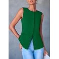 thumbnail image 5 of PRETTYGARDEN Women's Suit Vest Tops Summer Dressy Casual Business Button Sleeveless Trendy Fashion Blazer Waistcoat, 5 of 6