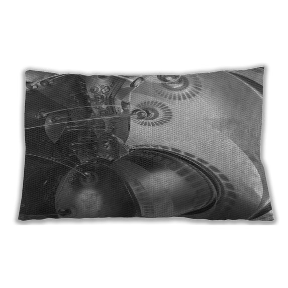 Ahgly Company Outdoor Rectangular Contemporary Lumbar Throw Pillow, 13 inch by 19 inch