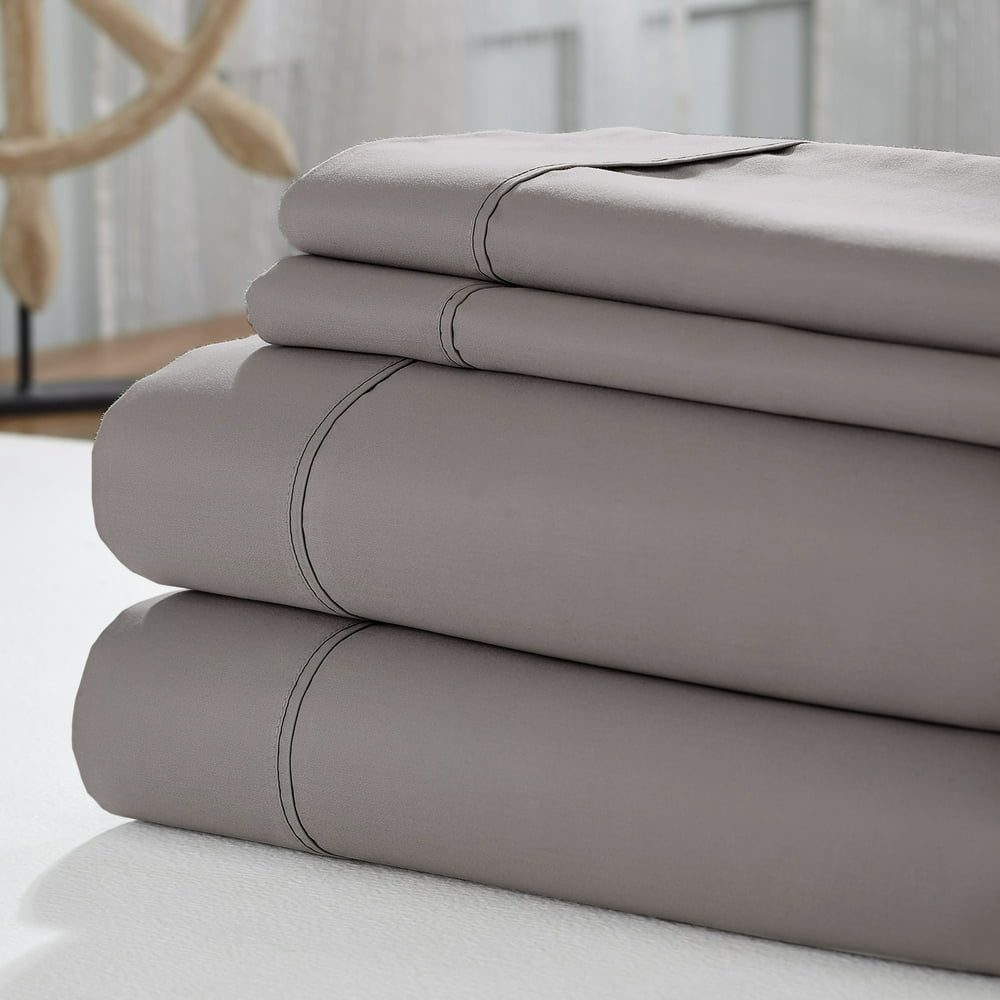 Como 4 Piece 1800 Thread Count Queen Size Cotton Sheet Set The Urban