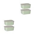 thumbnail image 4 of Recipiente de Plástico Injueey de grado Alimenticio con tapa Transparente Apto para Microondas Verde 2 Piezas, 4 of 6