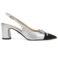 thumbnail image 5 of Sam Edelman Women's Willette Pump Soft Silver/Black 8.5 Medium, 5 of 5