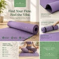 thumbnail image 1 of Tapete de Yoga Pure Vibes Yoga Essentials Ym p2023 Espesor 6mm Antideslizante 183x61cm, 1 of 4