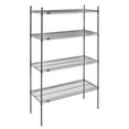 thumbnail image 2 of HUBERT® Metal Storage Shelf 4-Shelves - 48" L x 18" W x 74" H, 2 of 5