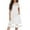 White, variant on Arshiner Tween Girls Dress Semi Formal Contrast Mesh Short Sleeve Black Funeral Party Dresses Kids Clothes 11-12 Years