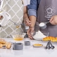 thumbnail image 3 of Measuring Cups and Spoons Set, Stackable Stainless Steel Handle Tablespoon , Measuring Set for Kitchen Cooking&Baking, 3 of 5