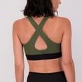 thumbnail image 3 of 3 Pack: Women’s Mid Impact Support Sports Bra - Workout Gym Activewear Bra with Removable Cups, 3 of 6