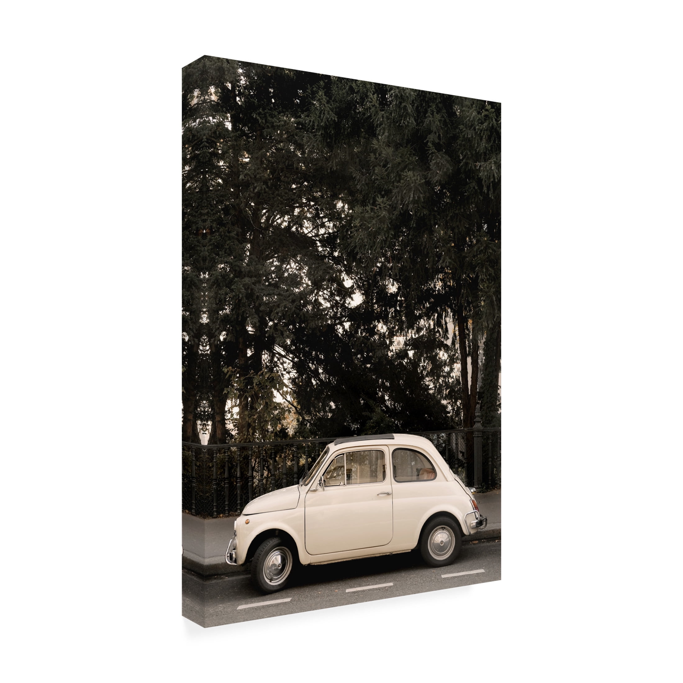 Trademark Fine Art Pictufy Studio Little Car In Paris Canvas Wall Art