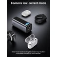 thumbnail image 2 of Laptop Power Bank, 130W Portable Charger with Dual Ports & Built-in Retractable Cable, 20000mAh Portable Power Bank with Smart Digital Display, for i, 2 of 7