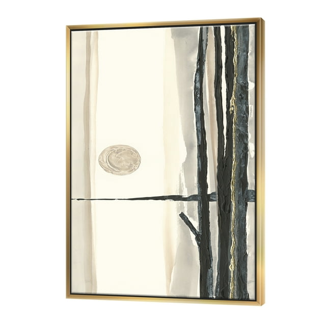 Forest Silhouette I - Modern Farmhouse Framed Canvas