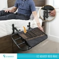 thumbnail image 4 of Stander EZ Adjust Bed Rail, Adjustable Senior Bed Rail and Safety Assist Railing for Elderly Adults with Organizer Pouch, ASTM Safety Approved Guard Rail, Black, 4 of 8