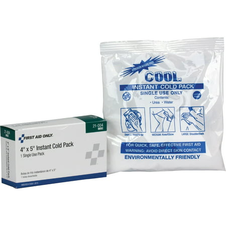 First Aid Only, FAO21004, Single Use Instant Cold Pack, 30 / Carton, (Best Instant Cold Packs)