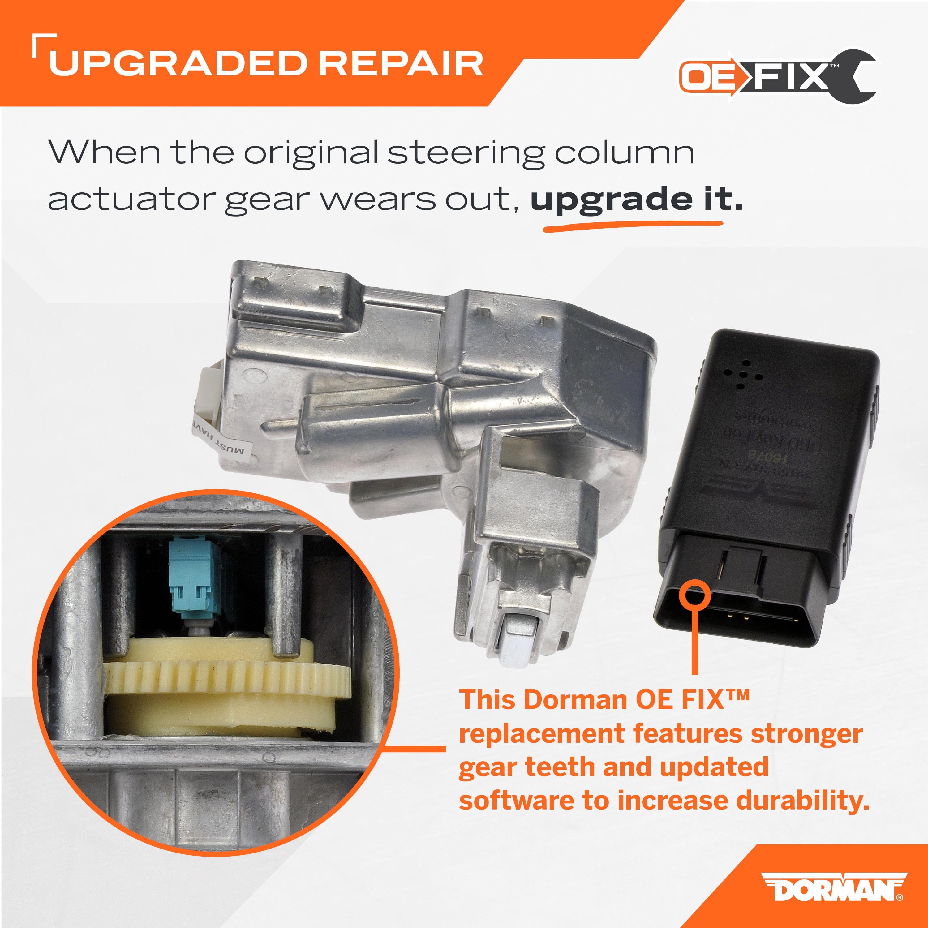 Dorman 601-037 Steering Column Lock Actuator for Specific Infiniti / Nissan Models (OE FIX)