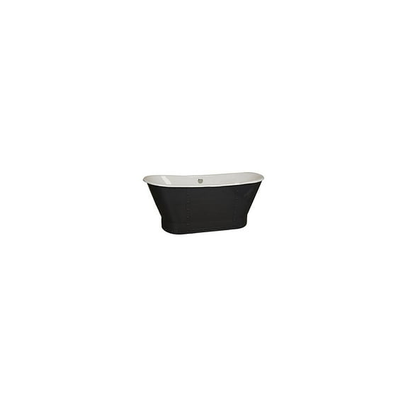 Barclay Fernando CTBATN67MS-WH 67 Inch Cast Iron Double Bathtub