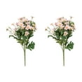 thumbnail image 1 of ZheElen 2pcs Artificial Silk Daisy Flowers Low Maintenance And For Home Faux Flowers pink 1Set, 1 of 6