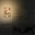 thumbnail image 7 of WOBOGO Red Rose Cat Night Light Lamp Set of 2 with Smart Sensor Dusk to Dawn Sensor 0.6W Plug-in, 7 of 7