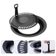 thumbnail image 2 of MasteelfCA 1 Set Barbecue Frying Grill Pan Non-Stick Grill Cookware BBQ Tray (Black), 2 of 8