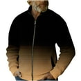 thumbnail image 2 of Ceisia Men's Winter Warm Hooded Zipper Closure Solid Color Jacket - Acrylic for Daily & Outdoor Wear Gift, 2 of 6