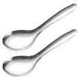thumbnail image 1 of NUOLUX 2Ud Cucharas Para Arroz De Acero Inoxidable Para Cocina Con Simple Color Plateado, 1 of 8