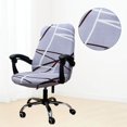 thumbnail image 3 of facefd Computer Office Chair Cover Swivel Office Armchair Slipcover for Boss Chair Abstract Style, 3 of 8