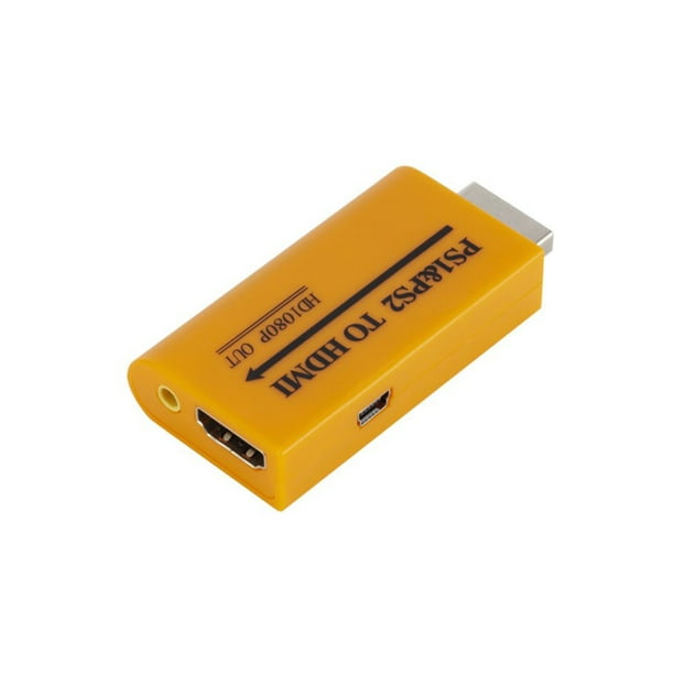 PS1 PS2 To 1080p Converter With 3.5mm Audio Out - Walmart.com
