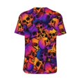 thumbnail image 3 of Haiem Hip Hop Hipster Baseball Jersey Button Down Shirts Sports Uniforms Men Women Jersey(Skull,4X-Large), 3 of 9