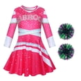 thumbnail image 3 of Disfraz de Zombie 3 para cosplay de escuela secundaria, vestido de animadora para niñas pequeñas, faldas superiores, monos de carnaval y Halloween, 3 of 5