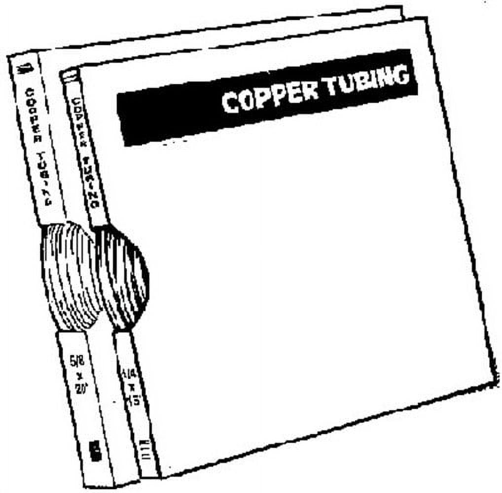 Mueller/ B&K Mueller Streamline Copper Refrigeration Tubing - Airtight - 3/8 In. OD x 20 Ft. — Home & Garage Storage, Stackable Design