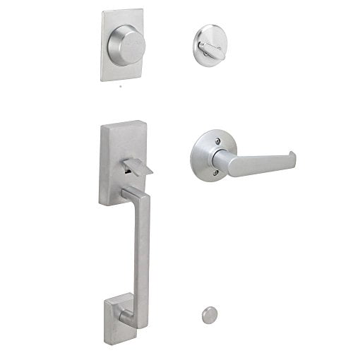 Schlage F93CEN626ELA Century Inactive Handleset with Elan Lever, Satin