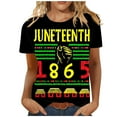 thumbnail image 2 of Simua T-Shirts d'Été pour Femmes Mode Imprimée Quatrième Juillet Tee-Shirts Décontractés Manches Courtes Col Rond Tee Tops, 2 of 5