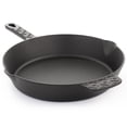 thumbnail image 7 of Spice By Tia Mowry Savory Saffron 12 Inch Cast Iron Skillet with Pouring Spouts, 7 of 7