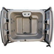 EcoSpa FPE1SBSS E1 Spa with Brown Stackstone - Brown E1SBS-S