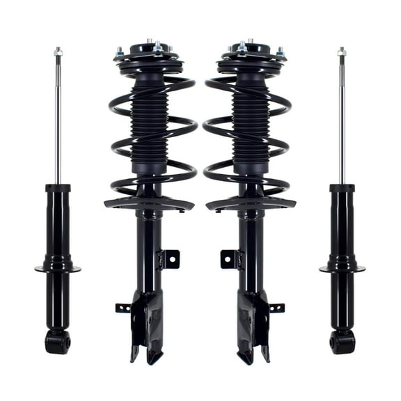 Front-Rear Set of 4 Quick Complete Strut-Bare Strut For 2007-2012 Dodge Caliber