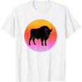 thumbnail image 1 of Cool Bull Cattle Animal Silhouette Farm Animal at Sunset T-Shirt, 1 of 2