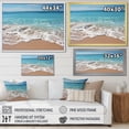 thumbnail image 4 of Designart "Beachside Silhouettes On Stunning Shore" Coastal Floater Framed Wall Decor, 4 of 5