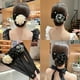 thumbnail image 3 of 3 piezas de herramientas para hacer moños con flores, rizador de pelo perezoso, herramientas para peinar el cabello para mujeres, 3 of 6